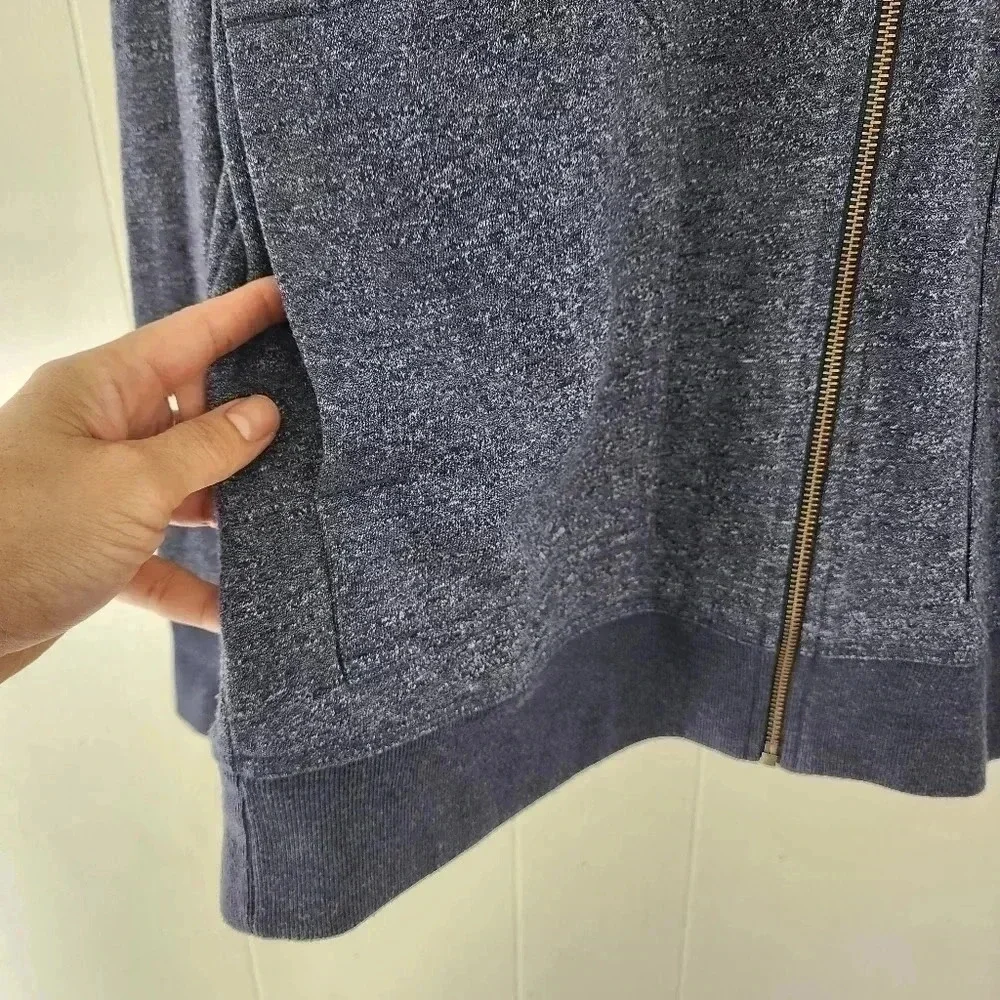 Banana Republic Mockneck Full zip Blue Sweatshirt Men's XL